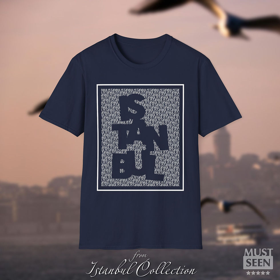 Thumbnail: Must Seen Istanbul T-Shirt  - V1 TS - Navy