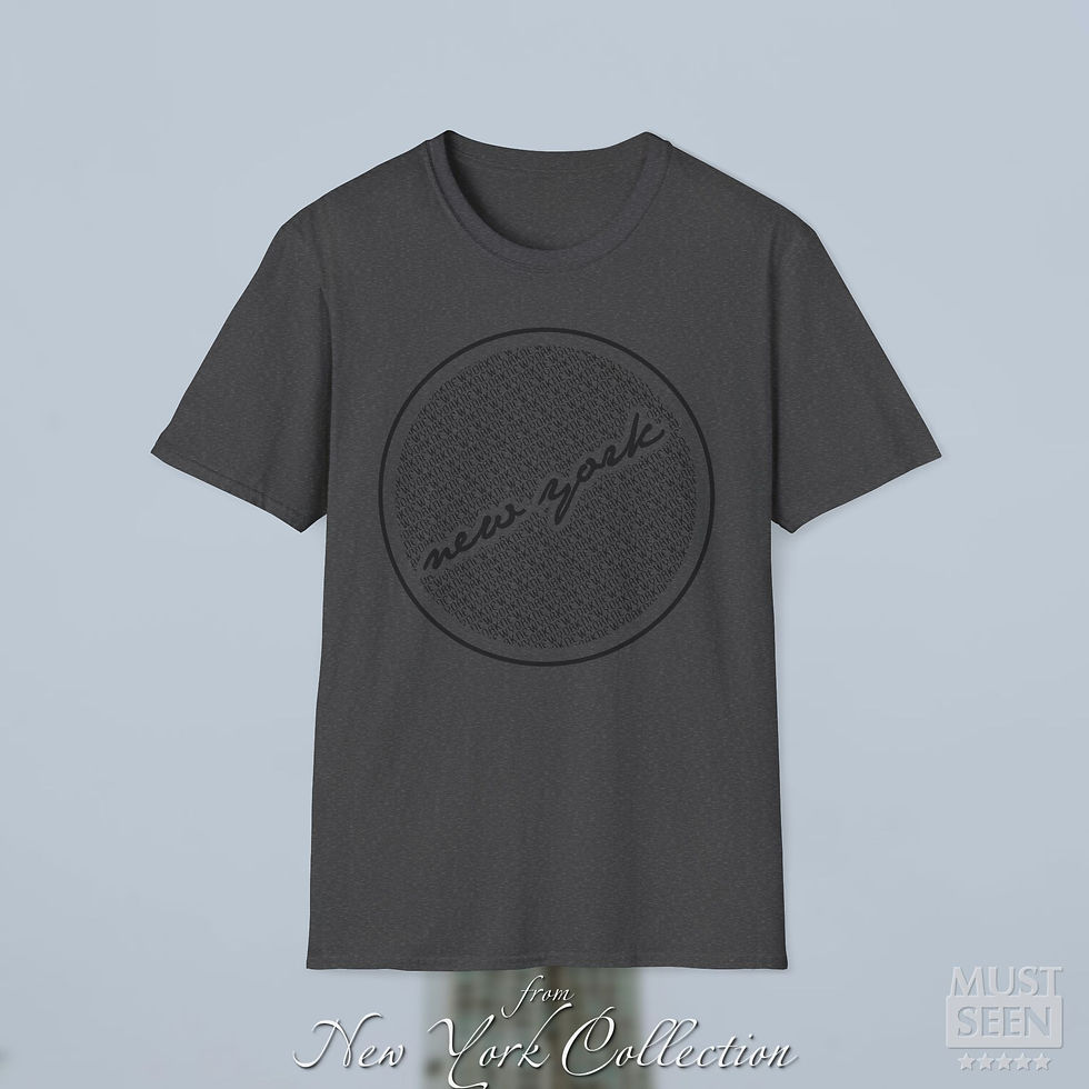 Thumbnail: Must Seen New York T-Shirt CN C 3 - Dark Heather