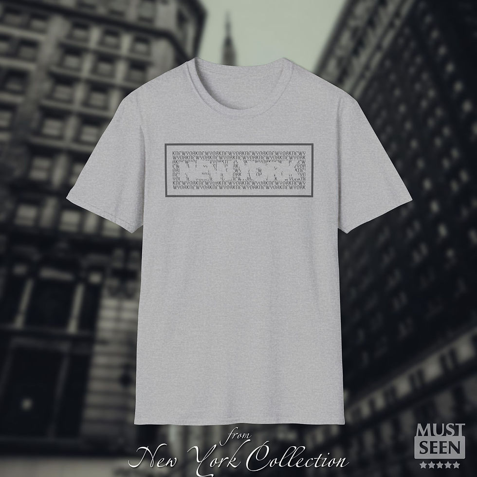 Thumbnail: Must Seen New York T-Shirt - L2 - Sport Grey