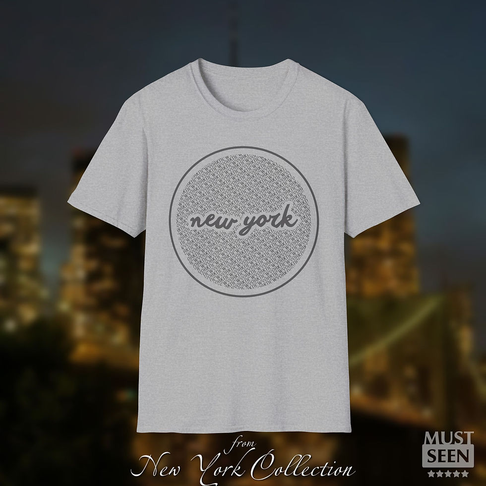 Thumbnail: Must Seen New York T-Shirt CN C 2 - Sport Grey
