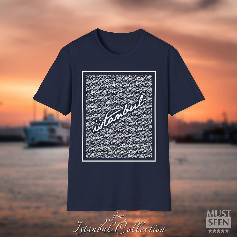 Thumbnail: Must Seen Istanbul T-Shirt CN 3 - Navy