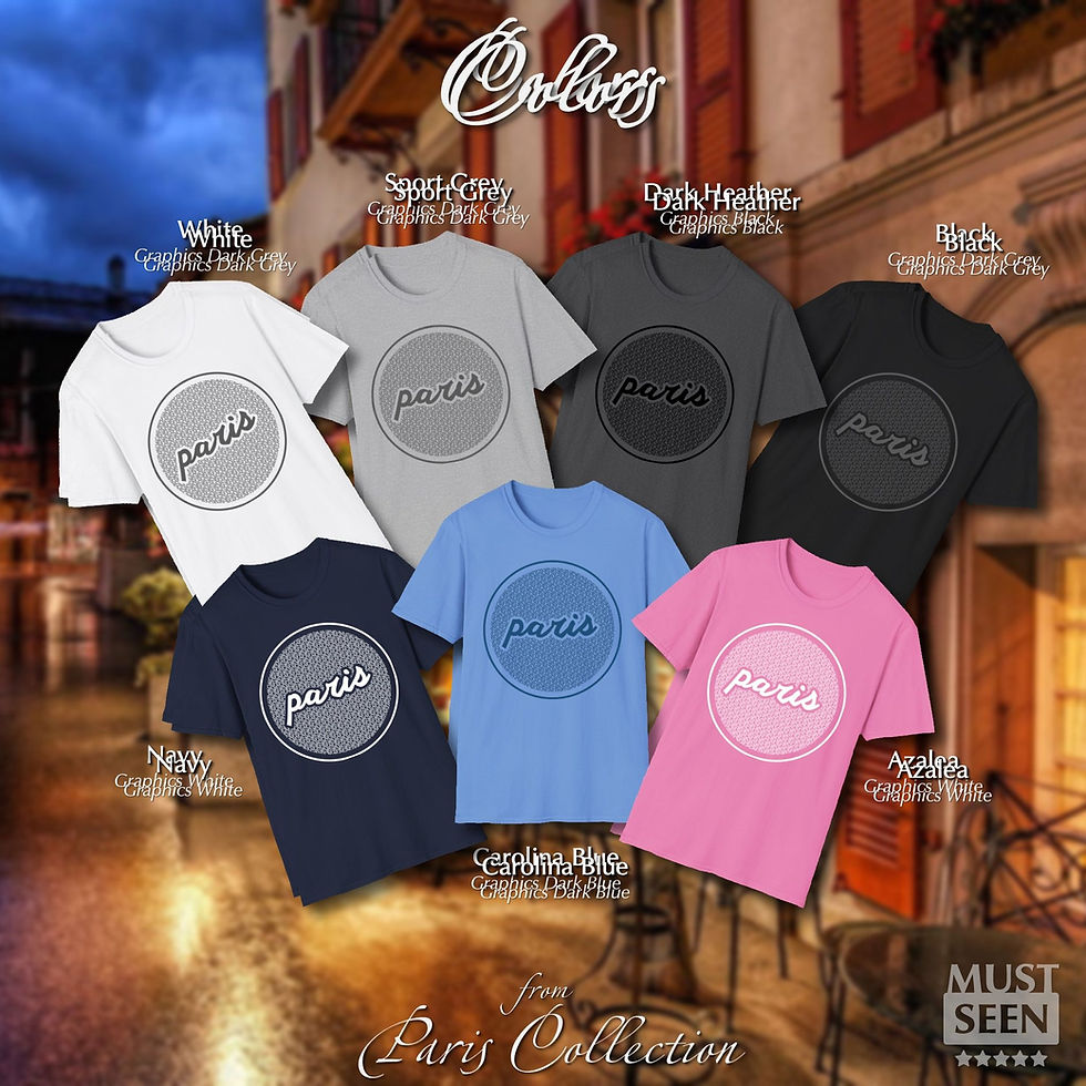 Thumbnail: Must Seen Paris T-Shirt CN C 2 - Colors