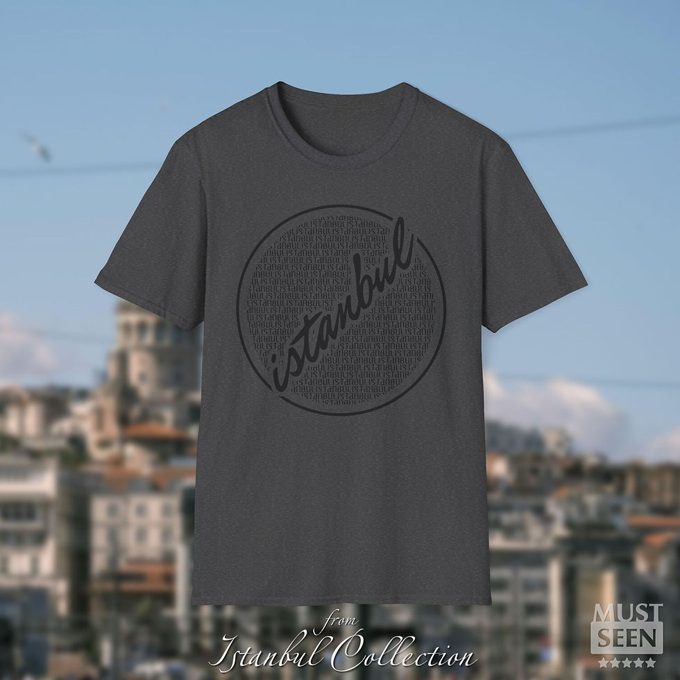 Thumbnail: Must Seen Istanbul T-Shirt CN C 5 - Dark Heather