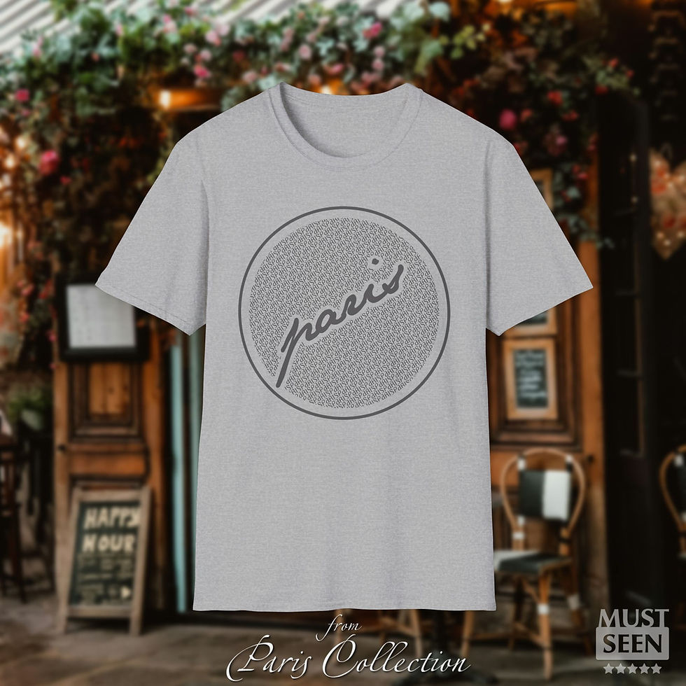 Thumbnail: Must Seen Paris T-Shirt CN C 3 - Sport Grey