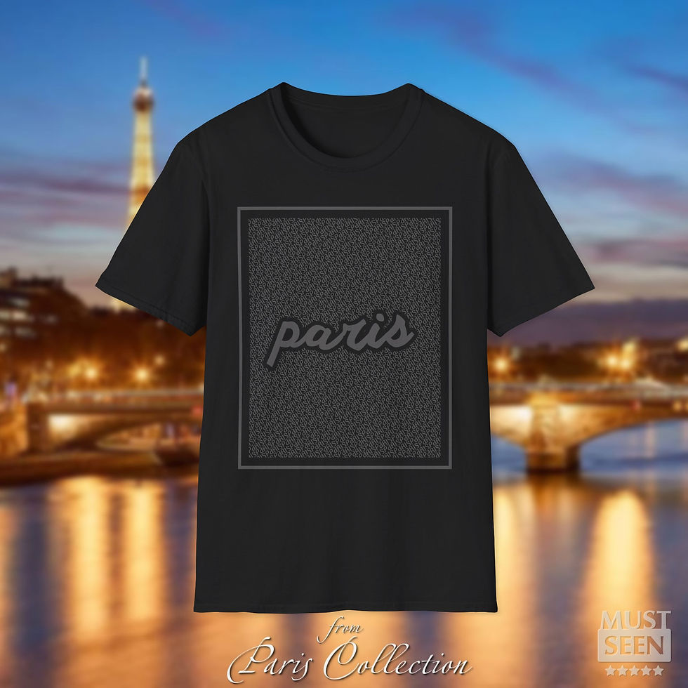 Thumbnail: Must Seen Paris T-Shirt CN 2 - Black