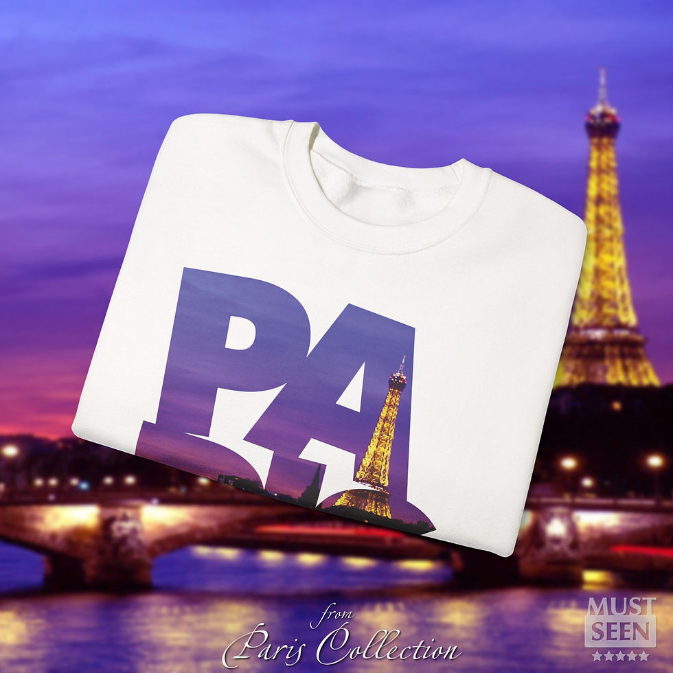 Thumbnail: Must Seen Paris Sweatshirt CFI V8 - Folded