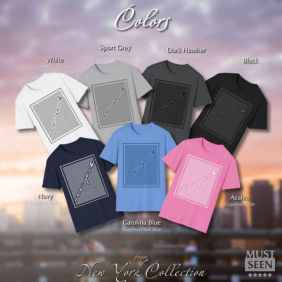 Thumbnail: Must Seen New York T-Shirt CN 4 - Colors