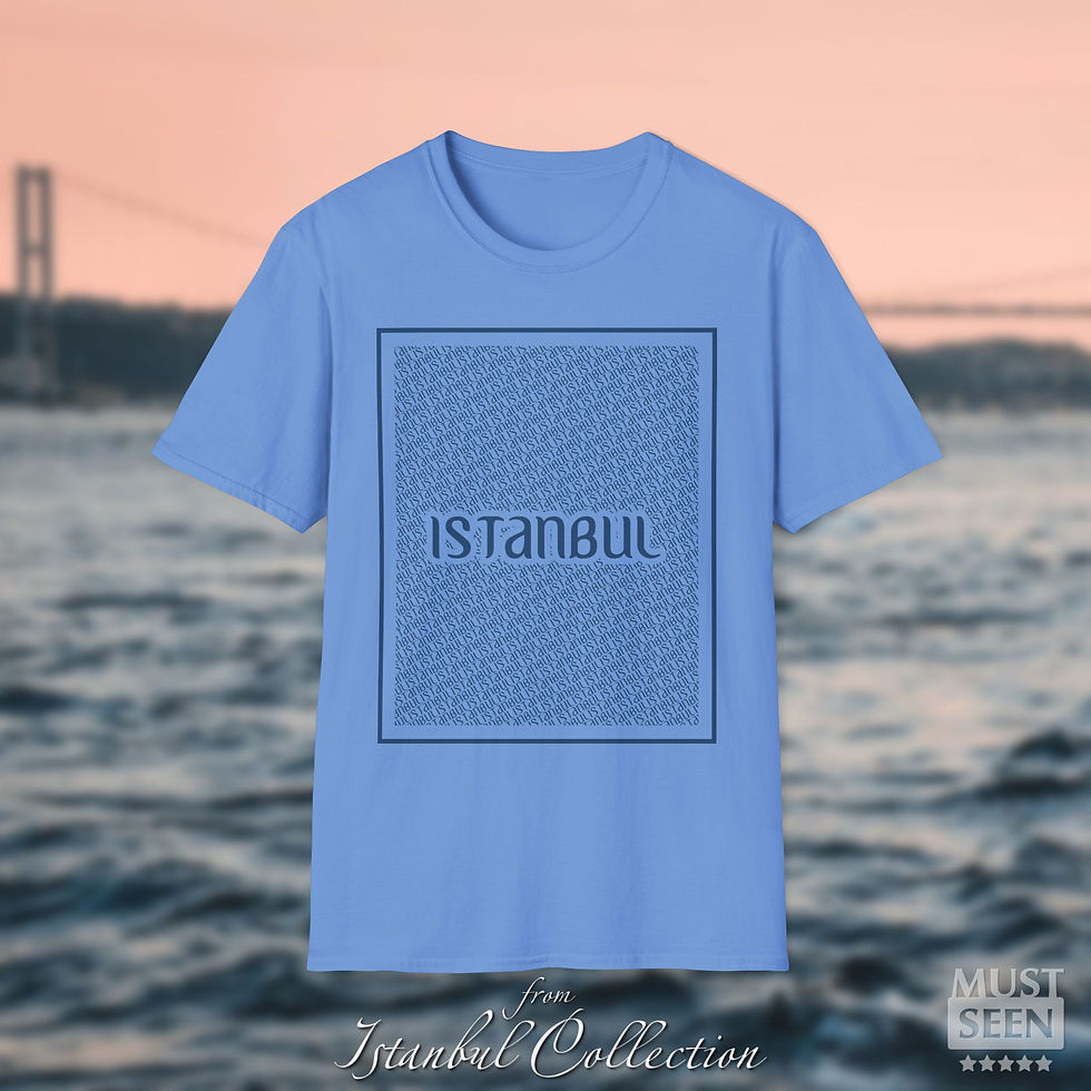 Thumbnail: Must Seen Istanbul T-Shirt CN 1 - Carolina Blue