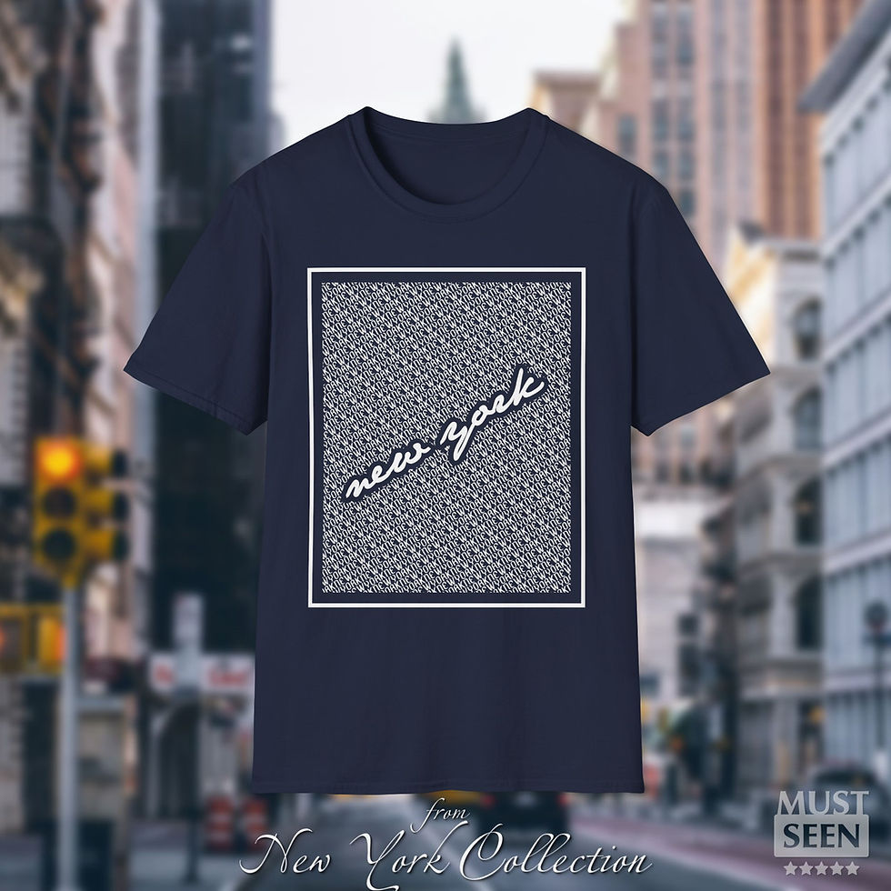 Thumbnail: Must Seen New York T-Shirt CN 3 - Navy