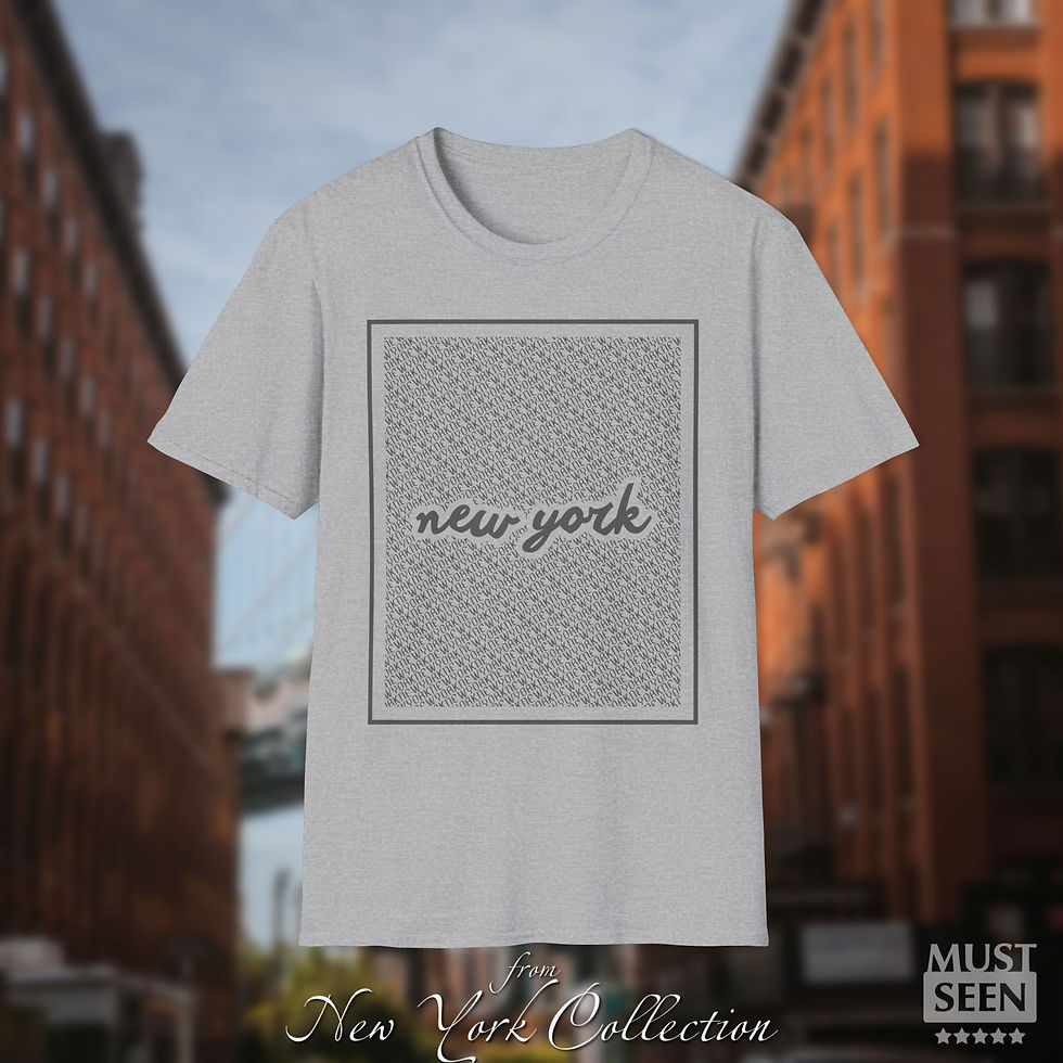 Thumbnail: Must Seen New York T-Shirt CN 2 - Sport Grey