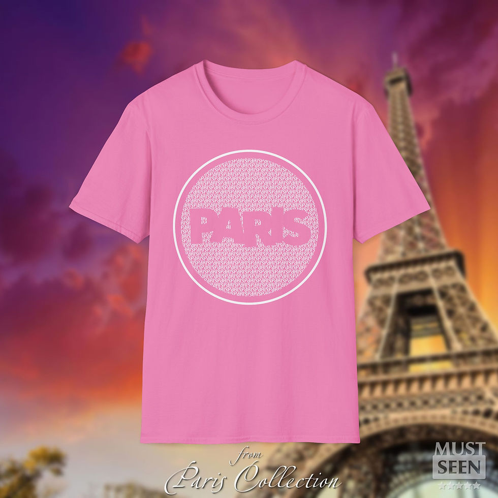 Thumbnail: Must Seen Paris T-Shirt - C L1 - Azalea