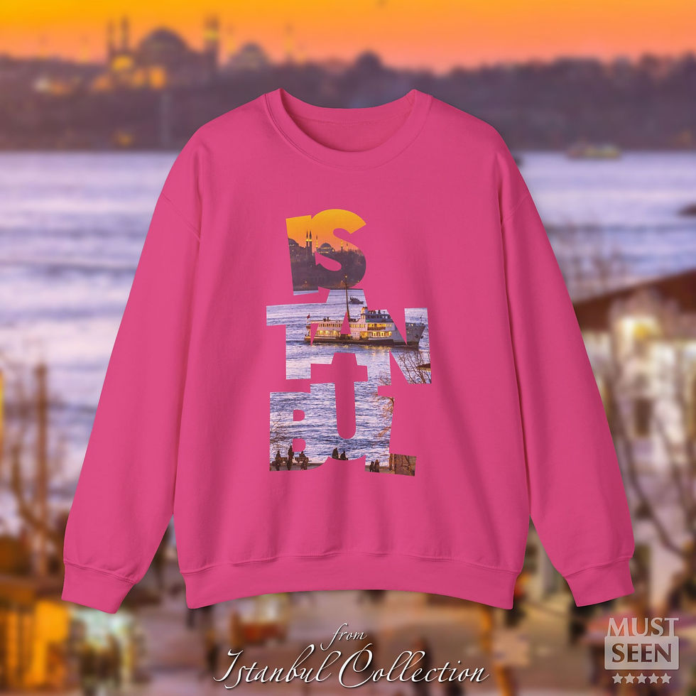 Thumbnail: Must Seen Istanbul Sweatshirt CFI V3 - Heliconia