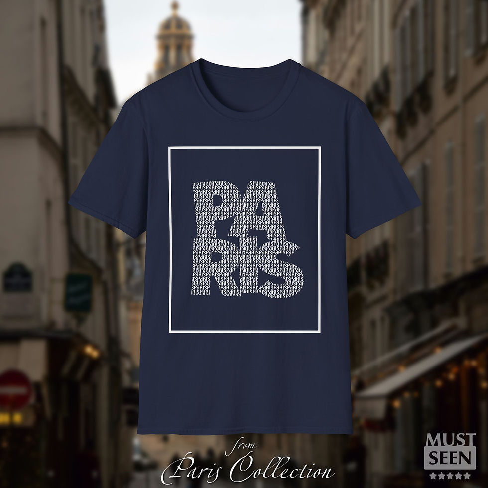 Thumbnail: Must Seen Paris T-Shirt - V3 - Navy