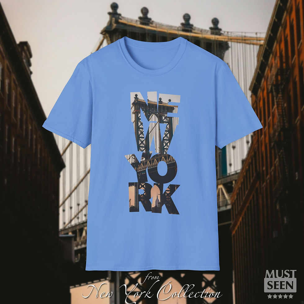 Thumbnail: Must Seen New York T-Shirt CFI V5 - Carolina Blue