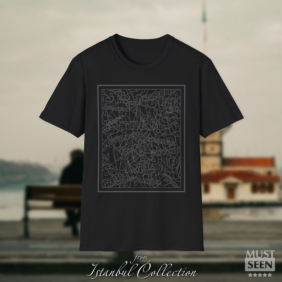 Thumbnail: Must Seen Istanbul T-Shirt TF 1 - Black
