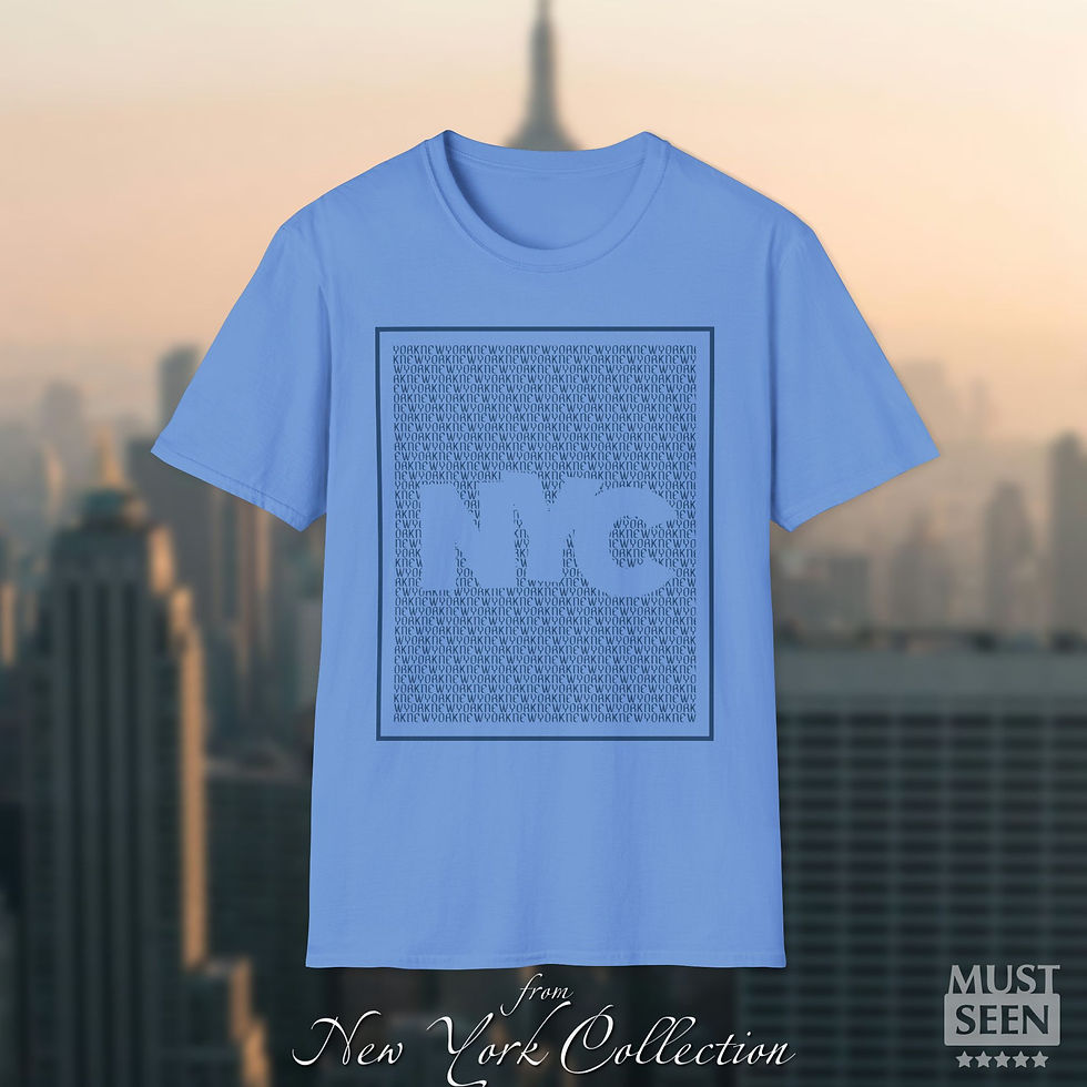 Thumbnail: Must Seen New York T-Shirt - S1 - Carolina Blue