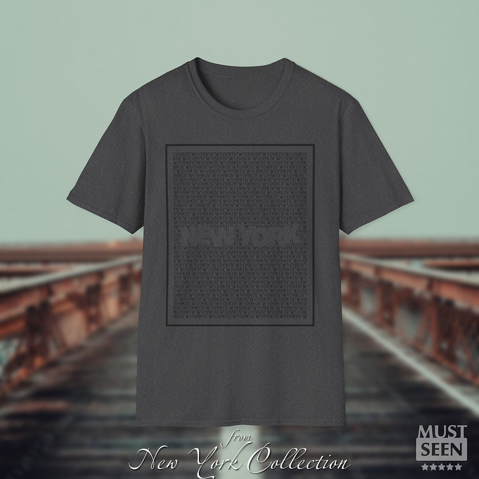 Thumbnail: Must Seen New York T-Shirt - L1 - Dark Heather