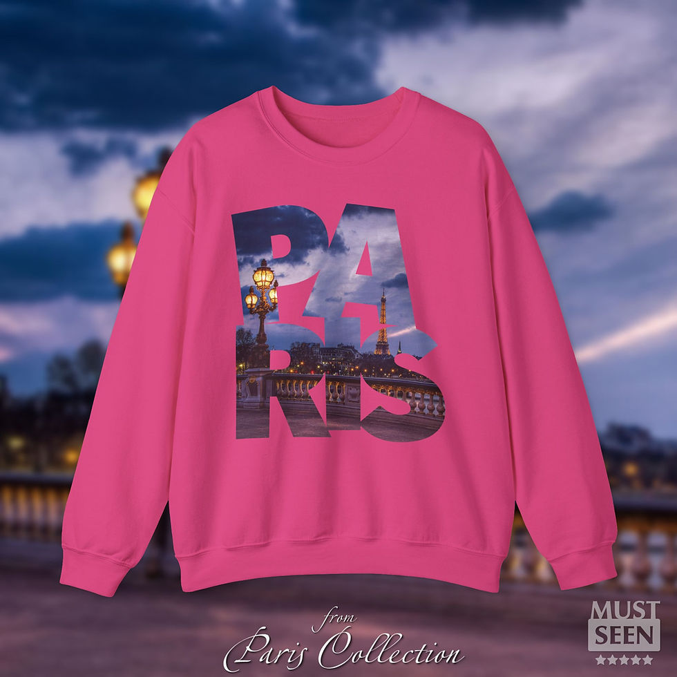 Thumbnail: Must Seen Paris Sweatshirt CFI V10 - Heliconia