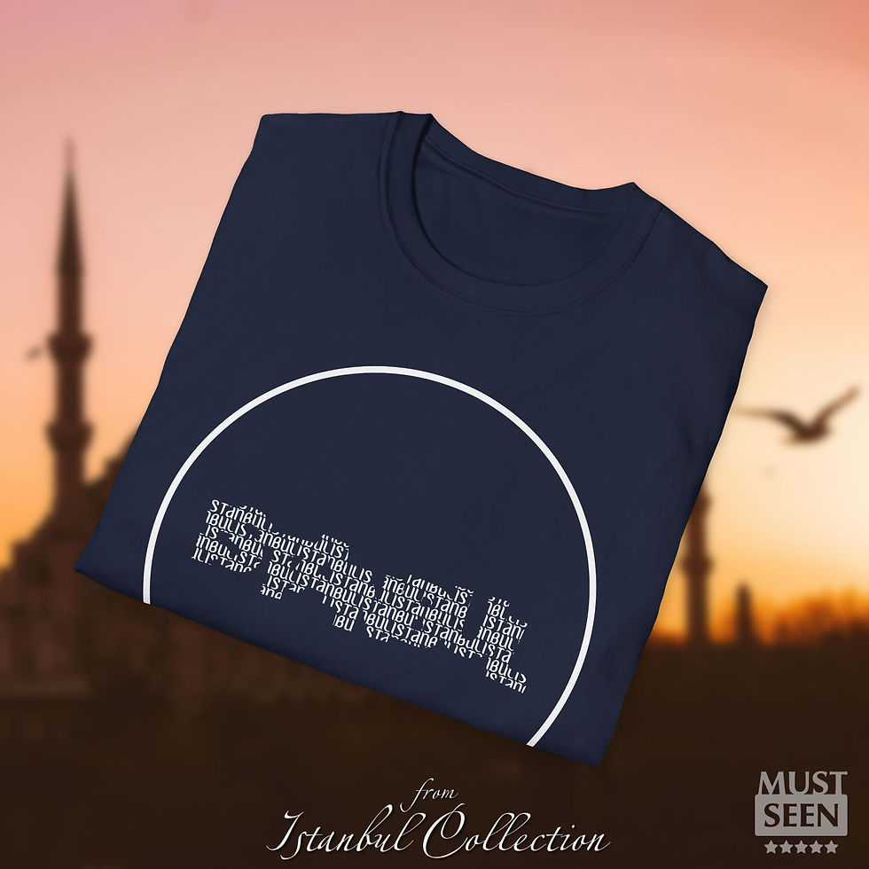Thumbnail: Must Seen Istanbul T-Shirt - C L3 - Folded