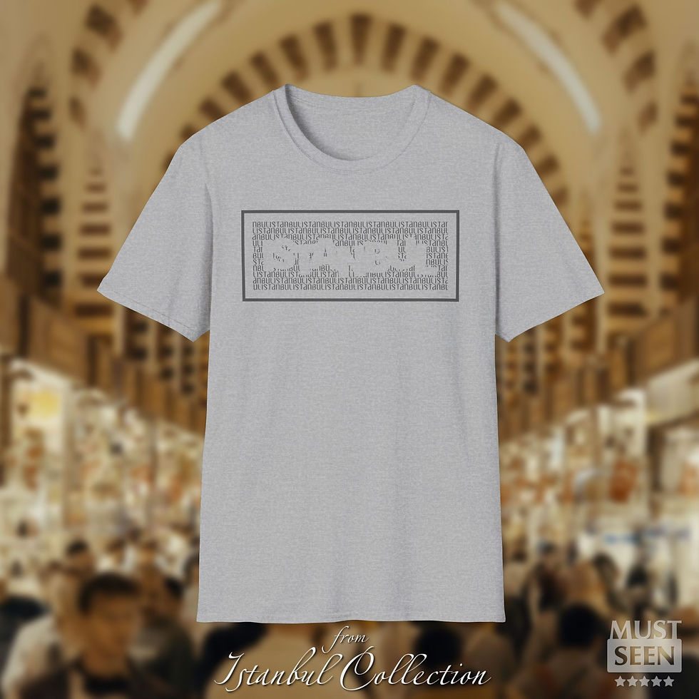Thumbnail: Must Seen Istanbul T-Shirt  - L2 TSL - Sport Grey