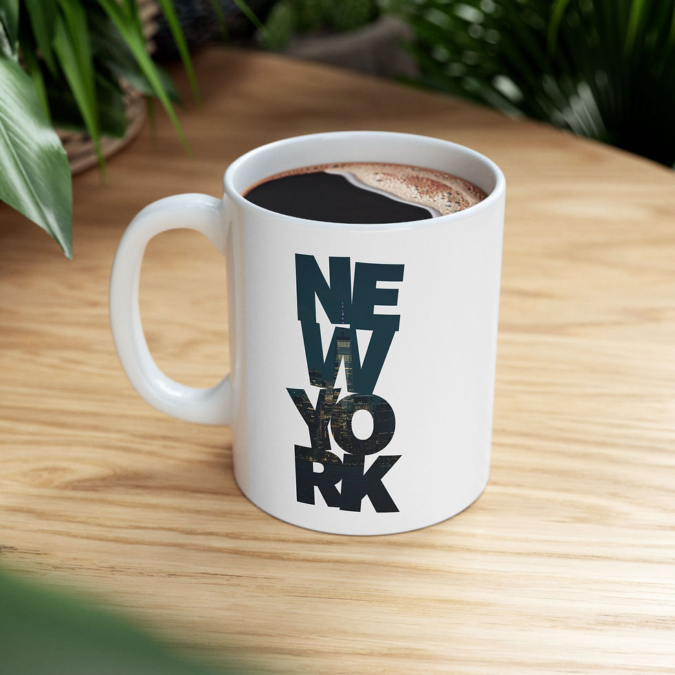 Thumbnail: Must Seen New York Mug CFI V1 - Life Style - Left, Filled