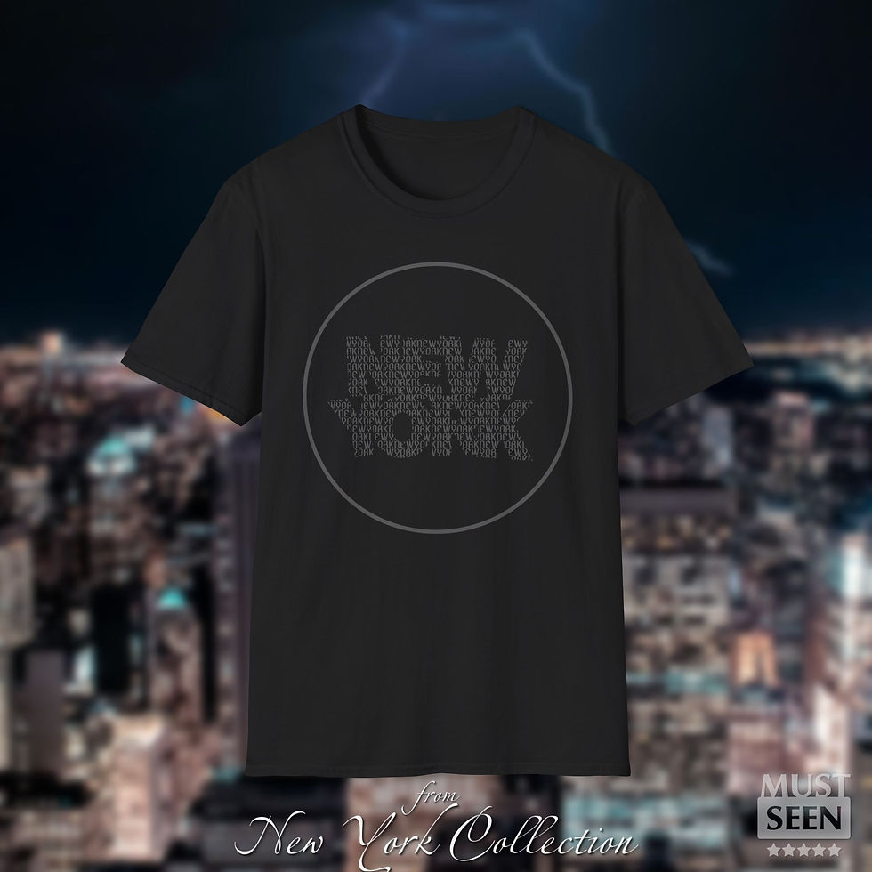 Thumbnail: Must Seen New York T-Shirt - C LDR3 - Black