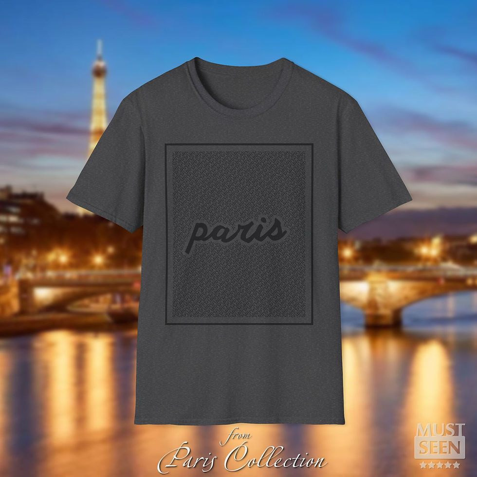 Thumbnail: Must Seen Paris T-Shirt CN 2 - Dark Heather
