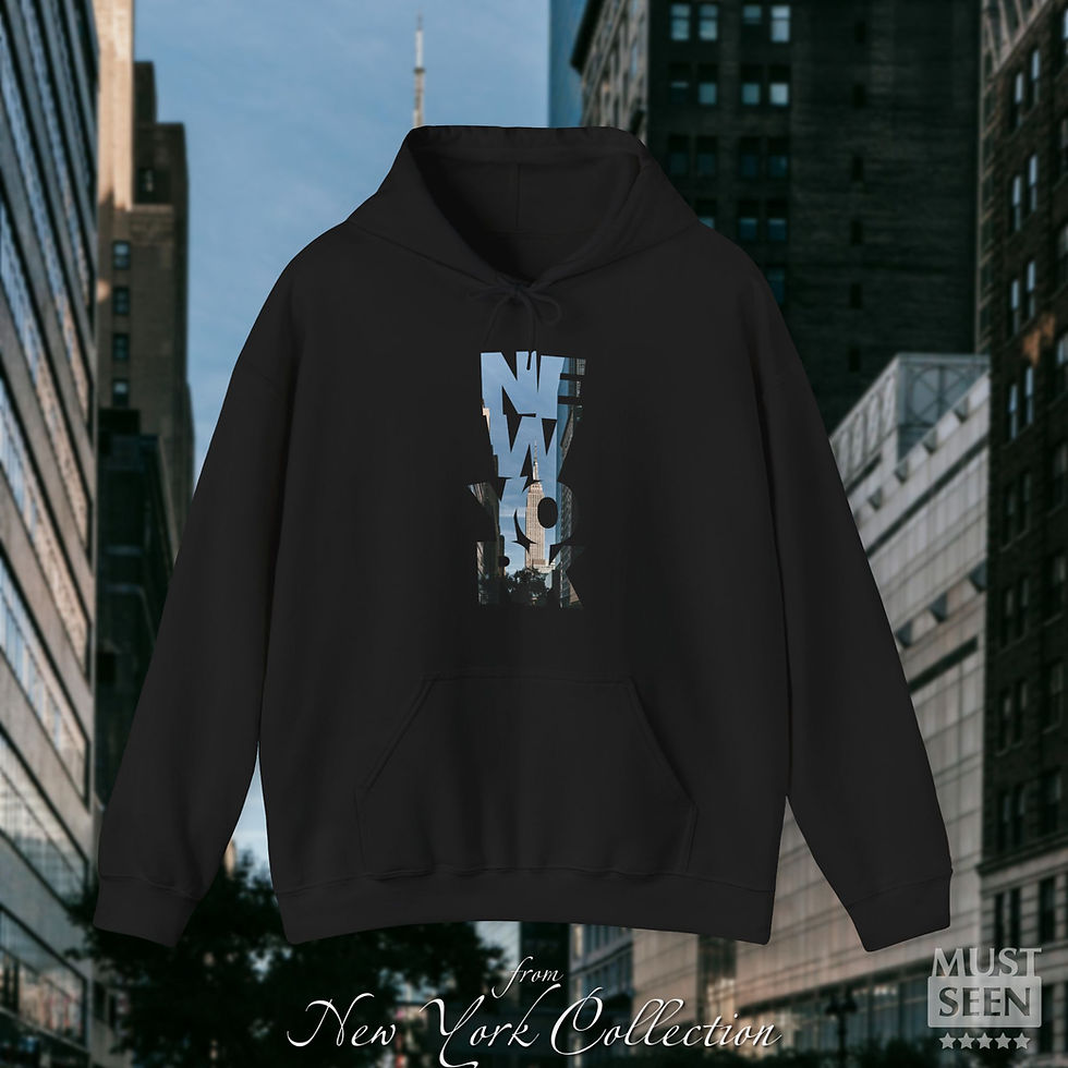 Thumbnail: Must Seen New York Hoodie CFI V6 - Black