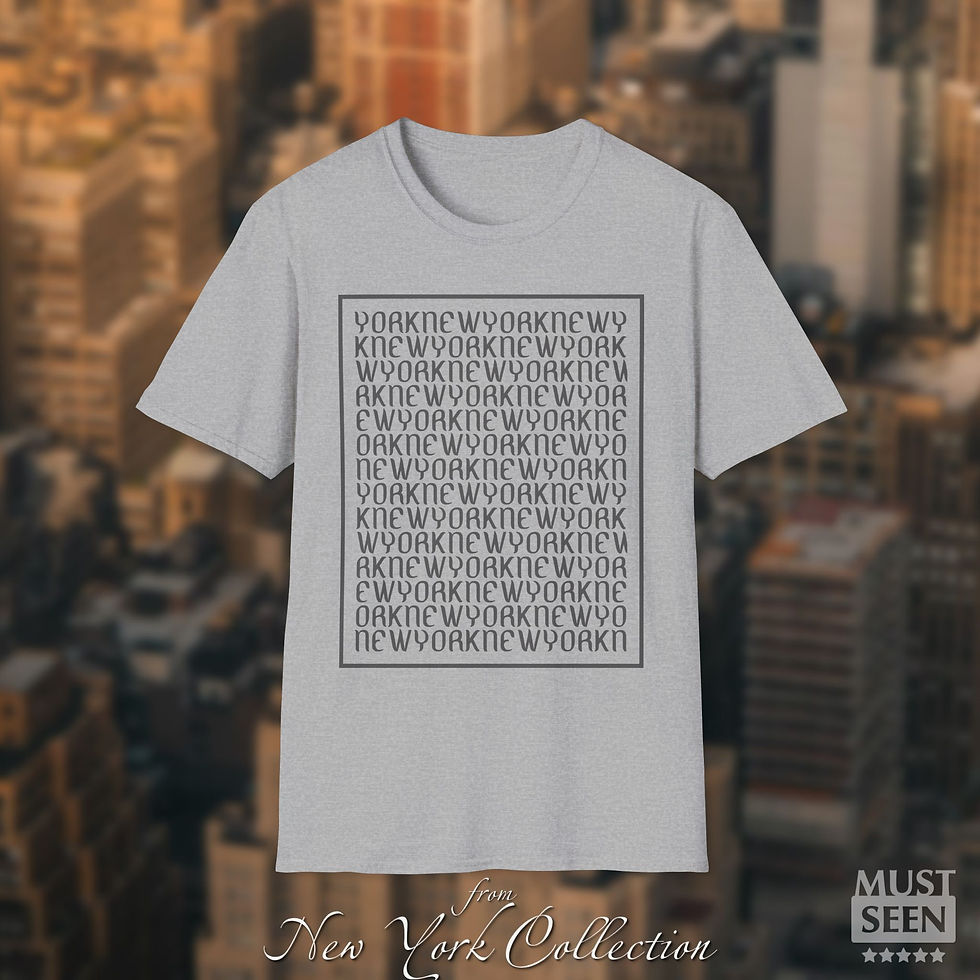 Thumbnail: Must Seen New York T-Shirt 4 - Sport Grey