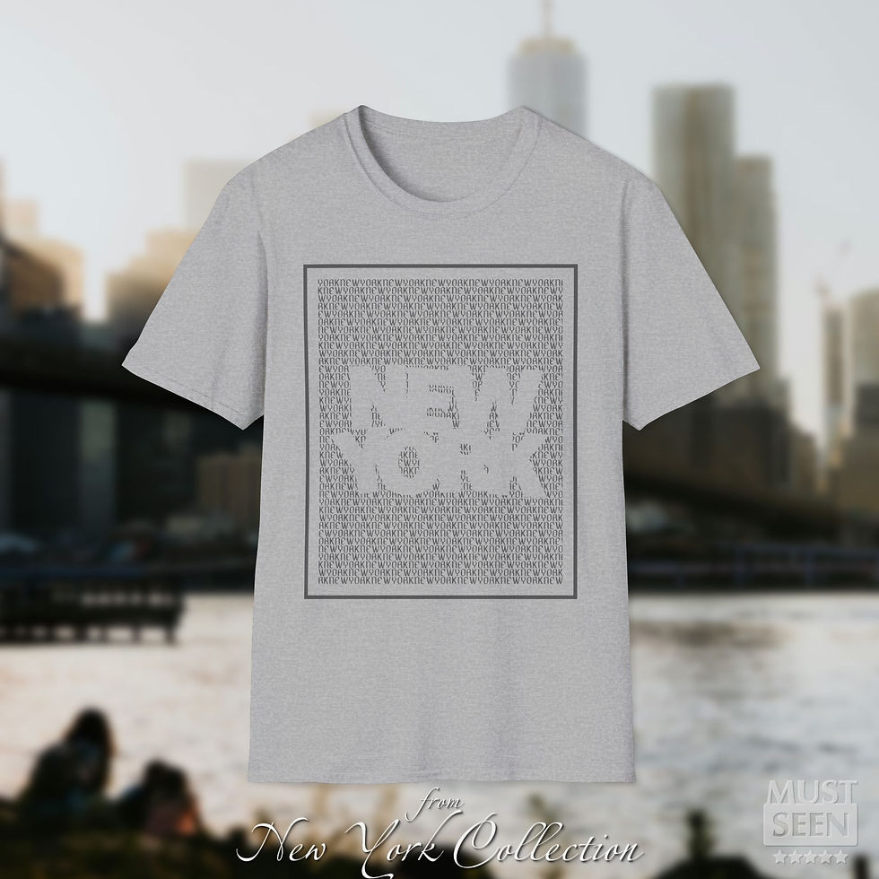 Thumbnail: Must Seen New York T-Shirt - LDR1 - Sport Grey