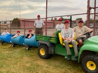Barrel rides at summer celebration