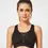 Thumbnail: Sculpt Racerback Mesh Splicing Padded Running Bra