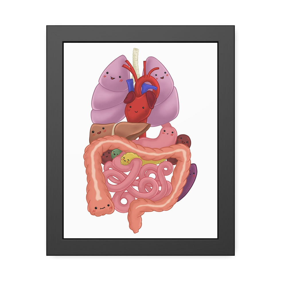 Thumbnail: Happy Little Organs Frame Print