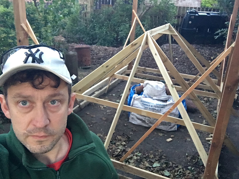 4 Oct 20203: Lightweight roof members. Four corner posts. Two horizontal rings currently both low.
