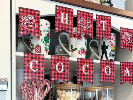 Gluten Free Holiday Hug in a Mug - Hot Cocoa Station