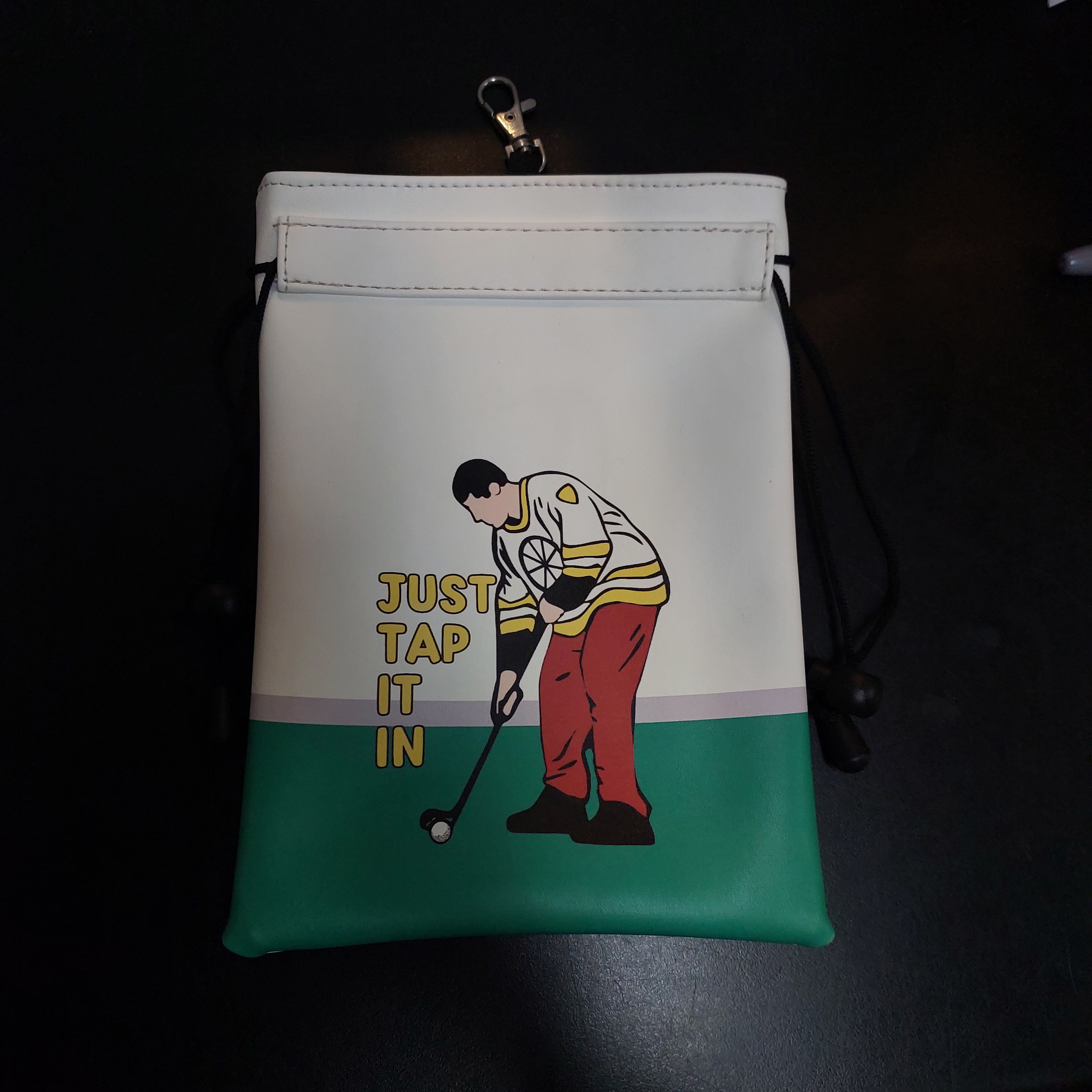Happy Gilmore Tee and Ball Bag
