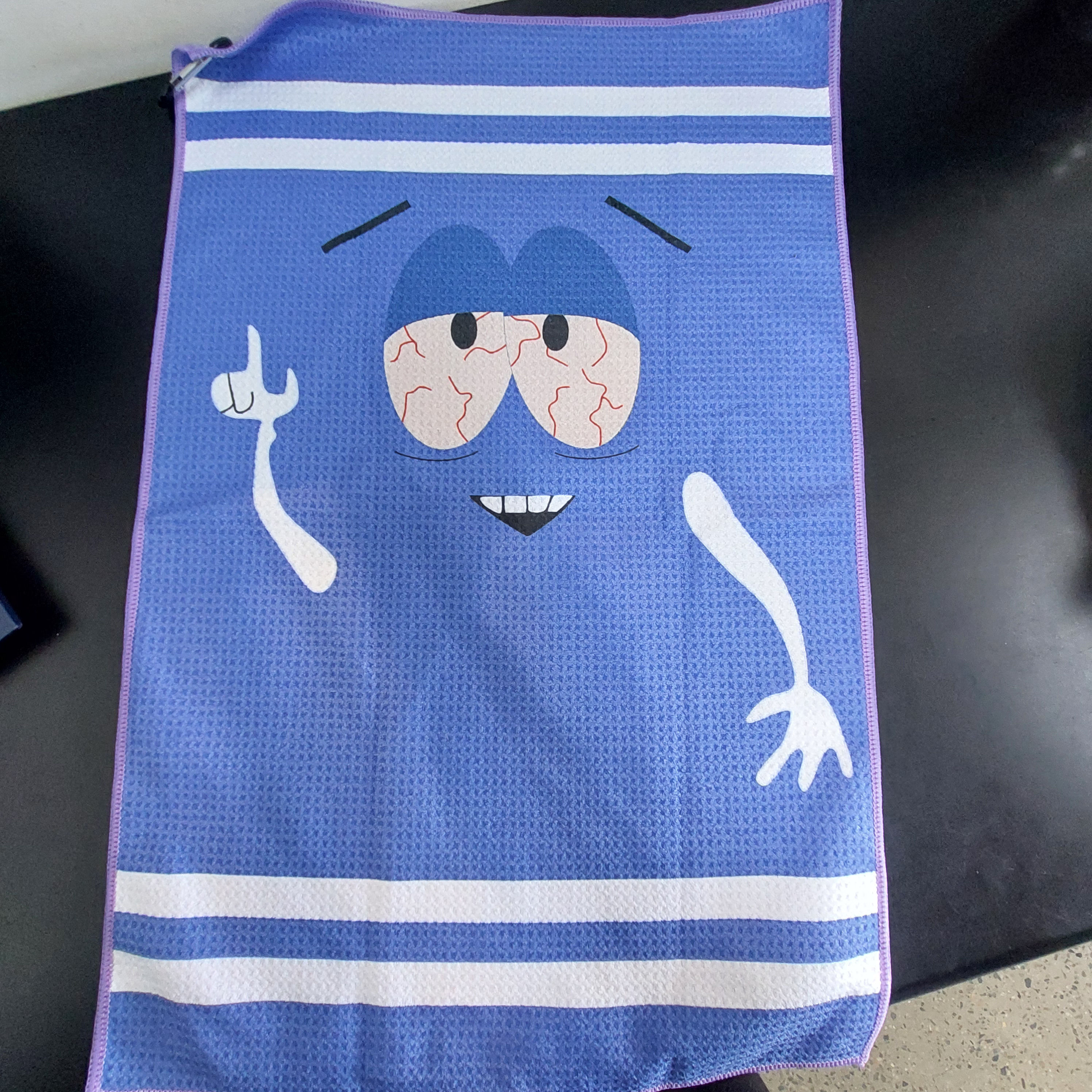 Towley Blue Golf Towel