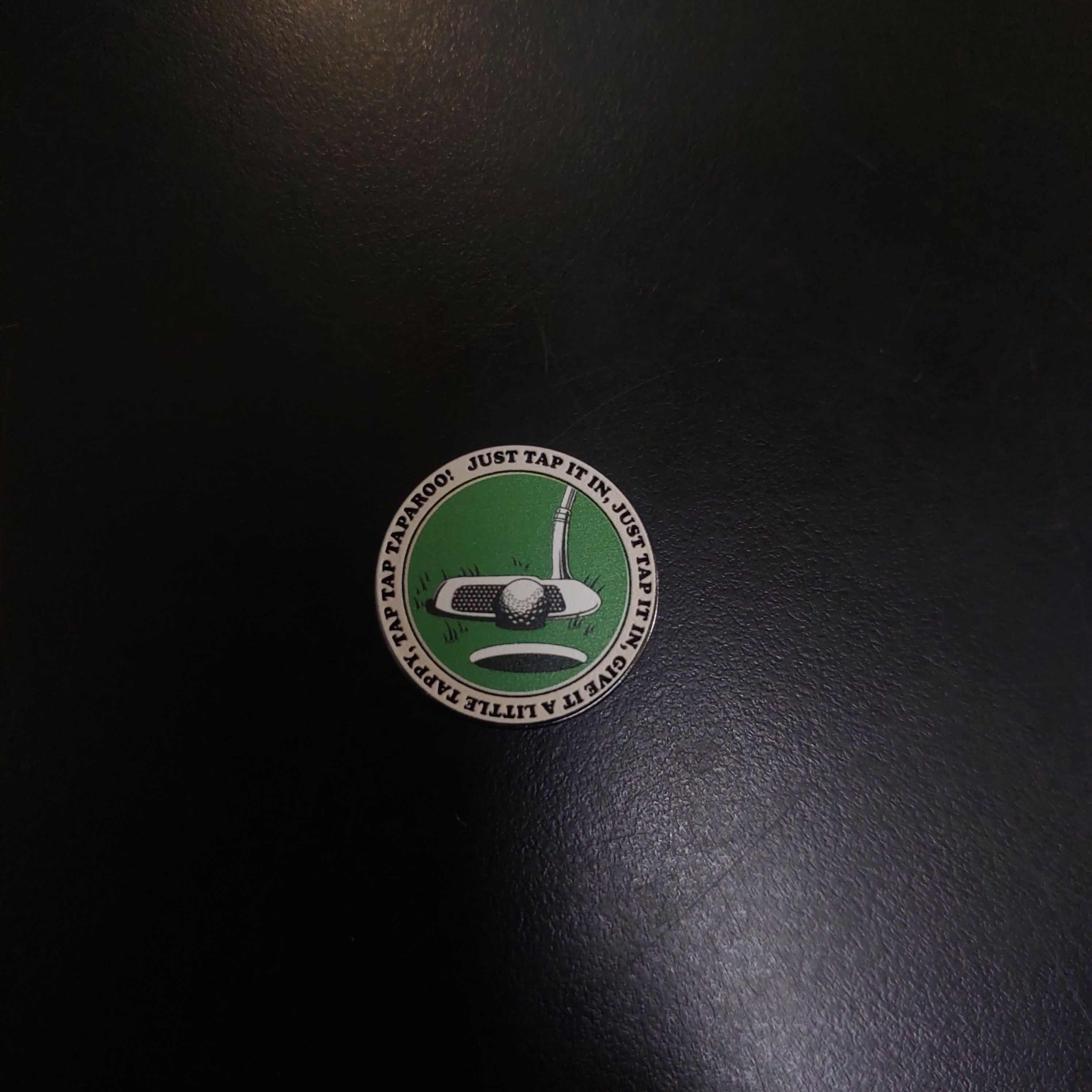 Green Just Tap It In Ball Marker