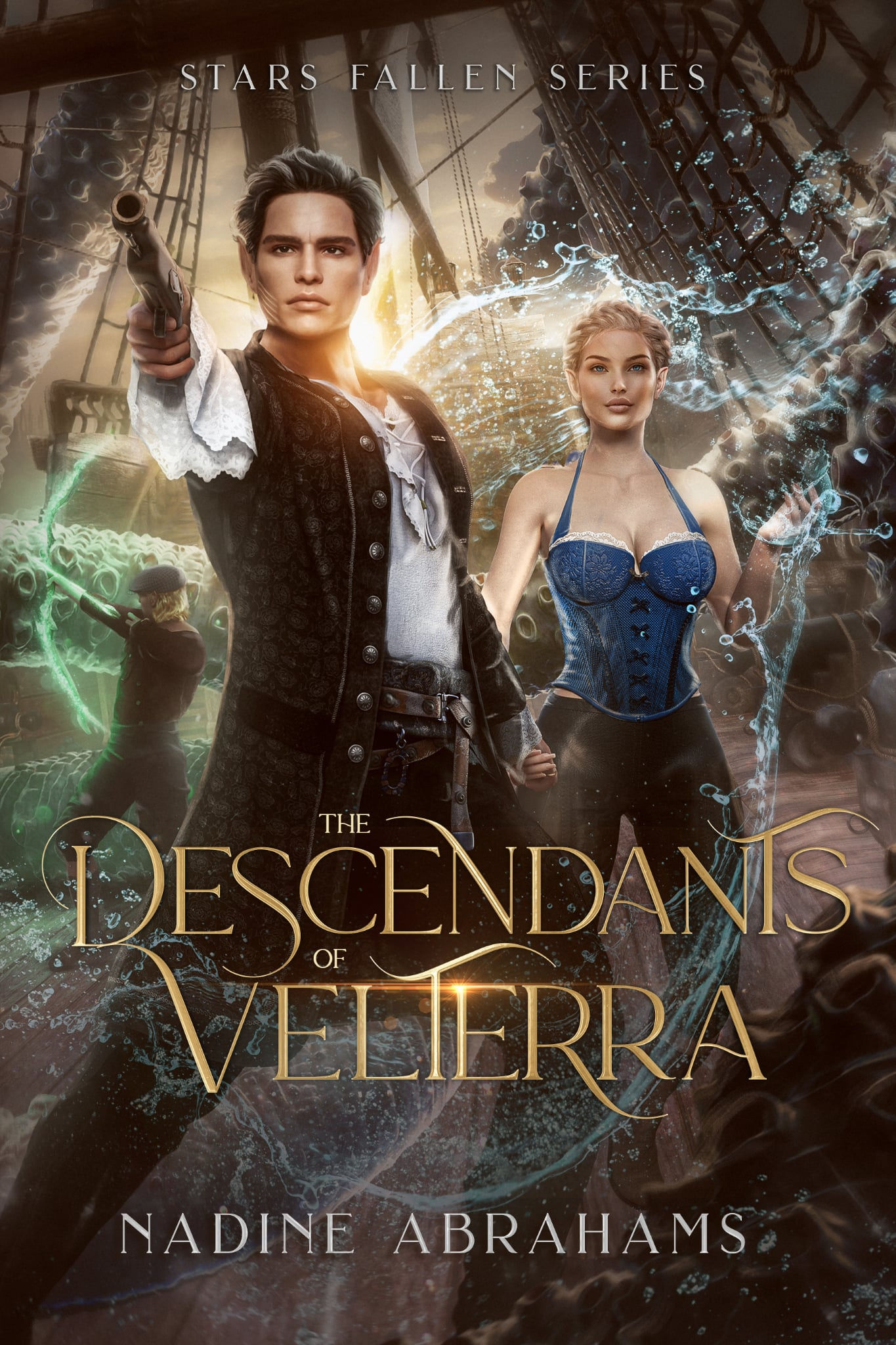 The Descendants of Velterra (Stars Fallen Series Book 2) Nadine Abrahams