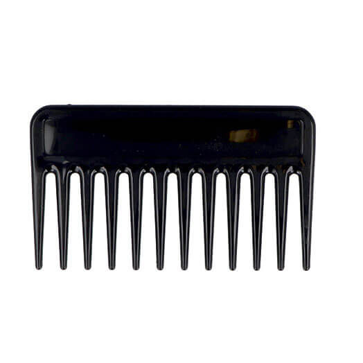 EUROSTIL PEINE AHUECADO NEGRO 6cm x 10,3cm