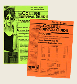 College Survival Guide rate card
