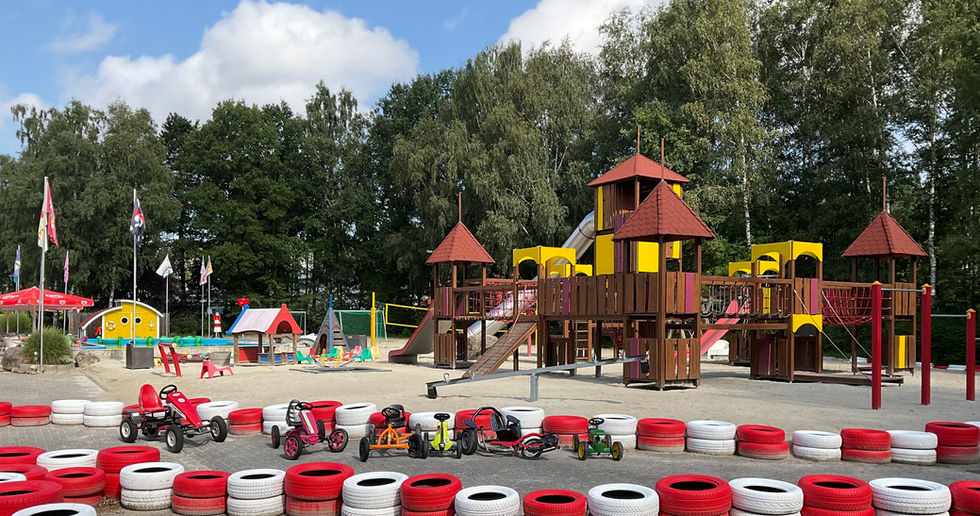 Außenbereich des Molli Bär Spielparks