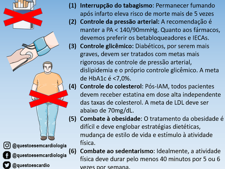 Metas pós-infarto: reduzindo risco de novos eventos