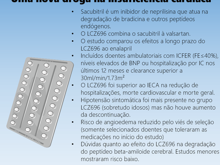 PARADIGM-HF: uma nova droga na insuficiência cardíaca