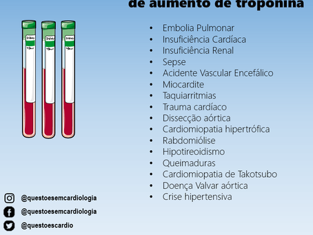 Causas não isquêmicas de elevação de troponina