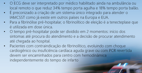 Atendimento pré-hospitalar no IAMCSST