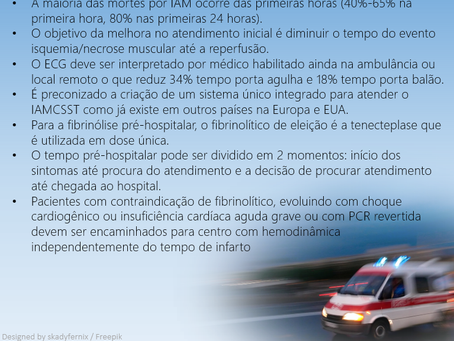 Atendimento pré-hospitalar no IAMCSST