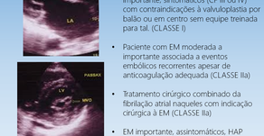 Indicações cirúrgicas na estenose mitral