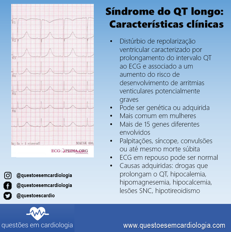 S ndrome Do QT Longo Caracter sticas Cl nicas