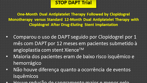 STOP DAPT 2 - DAPT seguida de monoterapia com clopidogrel após 1 mês em pacientes após implante de s